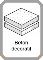 B�ton d�coratif