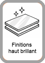 Finitions haut brillant