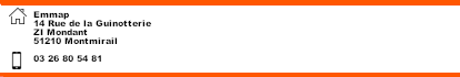 EMMAP - coordonn�es